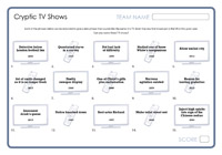Cryptic TV Shows 5 Cryptic TV Shows 5